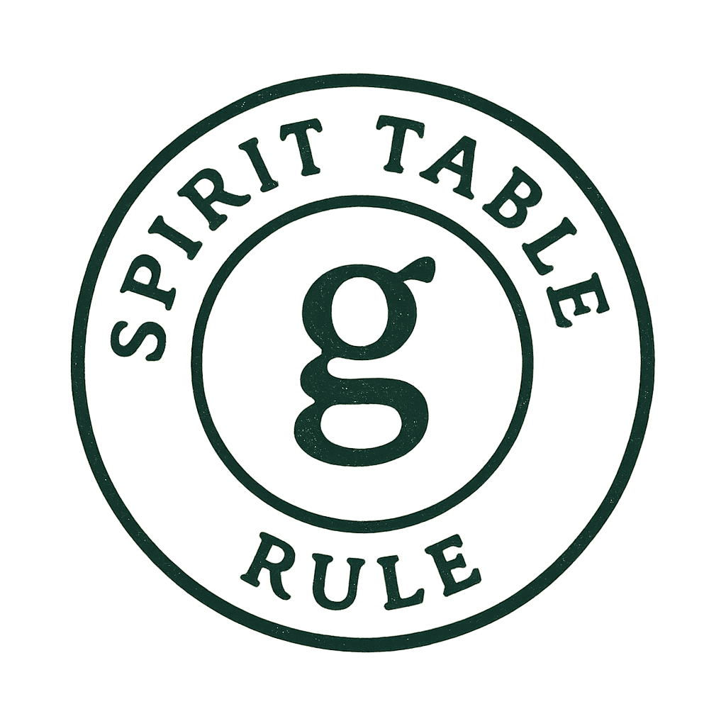 glas seal — spirit · table · rule