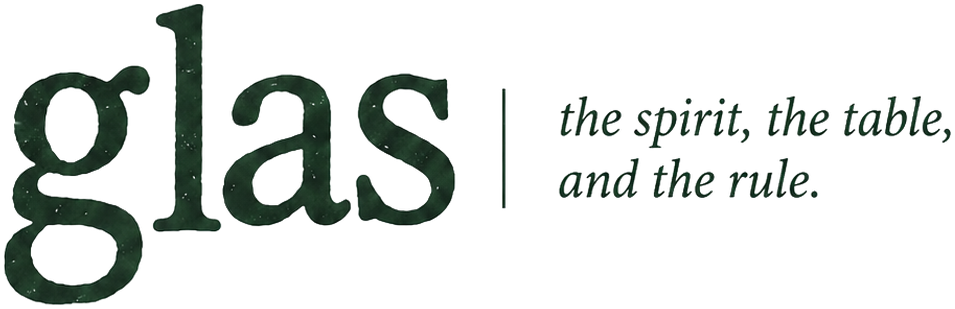glas — the spirit, the table, and the rule